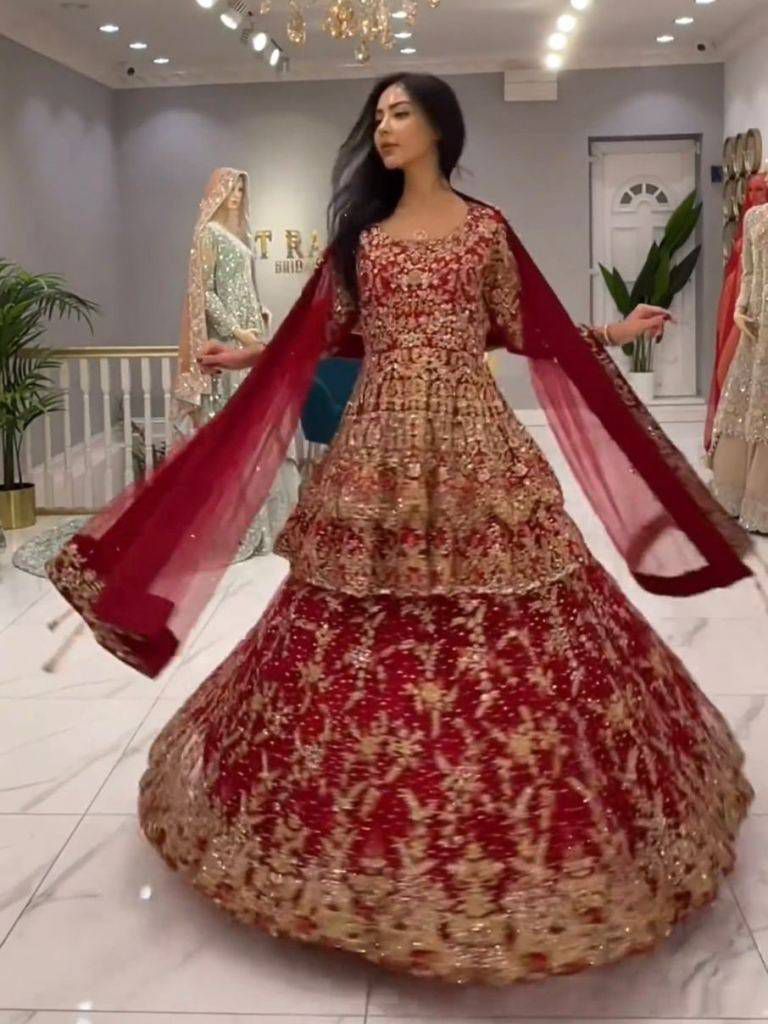 Sahar Elegant Embroidered Lehenga Set