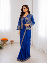 Experience effortless luxury with this premium ready-to-wear saree