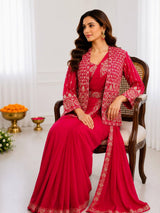 Experience effortless luxury with this premium ready-to-wear saree