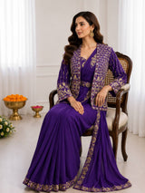 Experience effortless luxury with this premium ready-to-wear saree