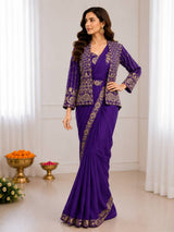 Experience effortless luxury with this premium ready-to-wear saree