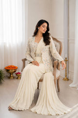 Experience effortless luxury with this premium ready-to-wear saree