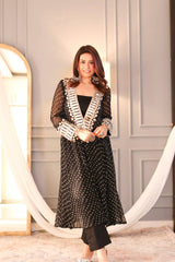 Letest New bollywood Style Trending Mirror Work Printed Kurti Pent With Blouse