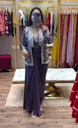 New Super Trending Party Wear Koti with Plazzo