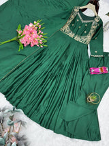 Letest New Hit Designer Party Wear Look Gown Collection