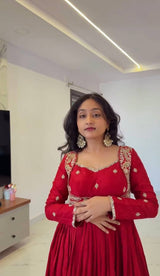 Letest New Hit Designer Party Wear Look Gown Collection