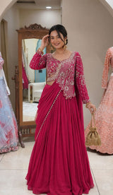 New Launching Embroidery Work Lehenga Choli