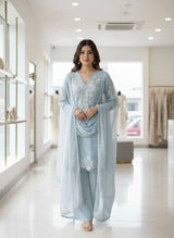 Zarmina Festive Georgette Ensemble