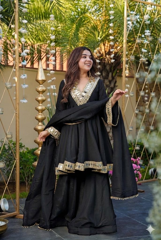 Ivory Sheeshmahal Sharara Set