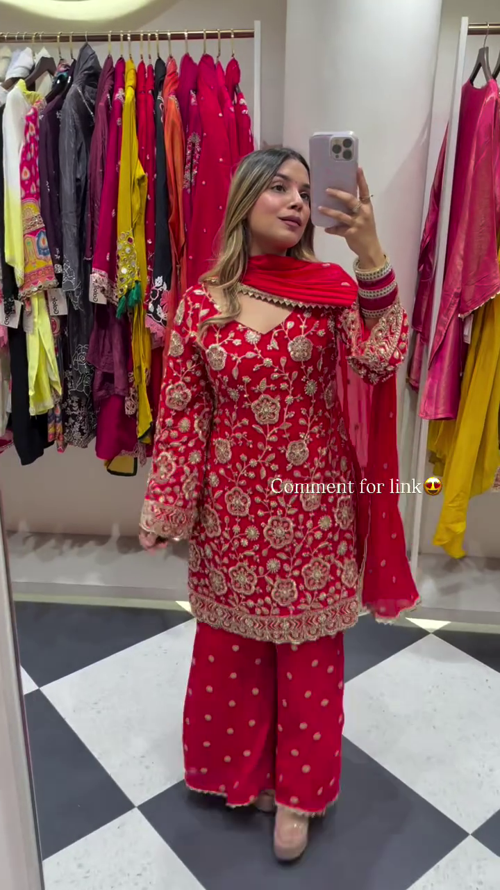 Laal Ishq Signature Pakistani Embroidery Suit Set