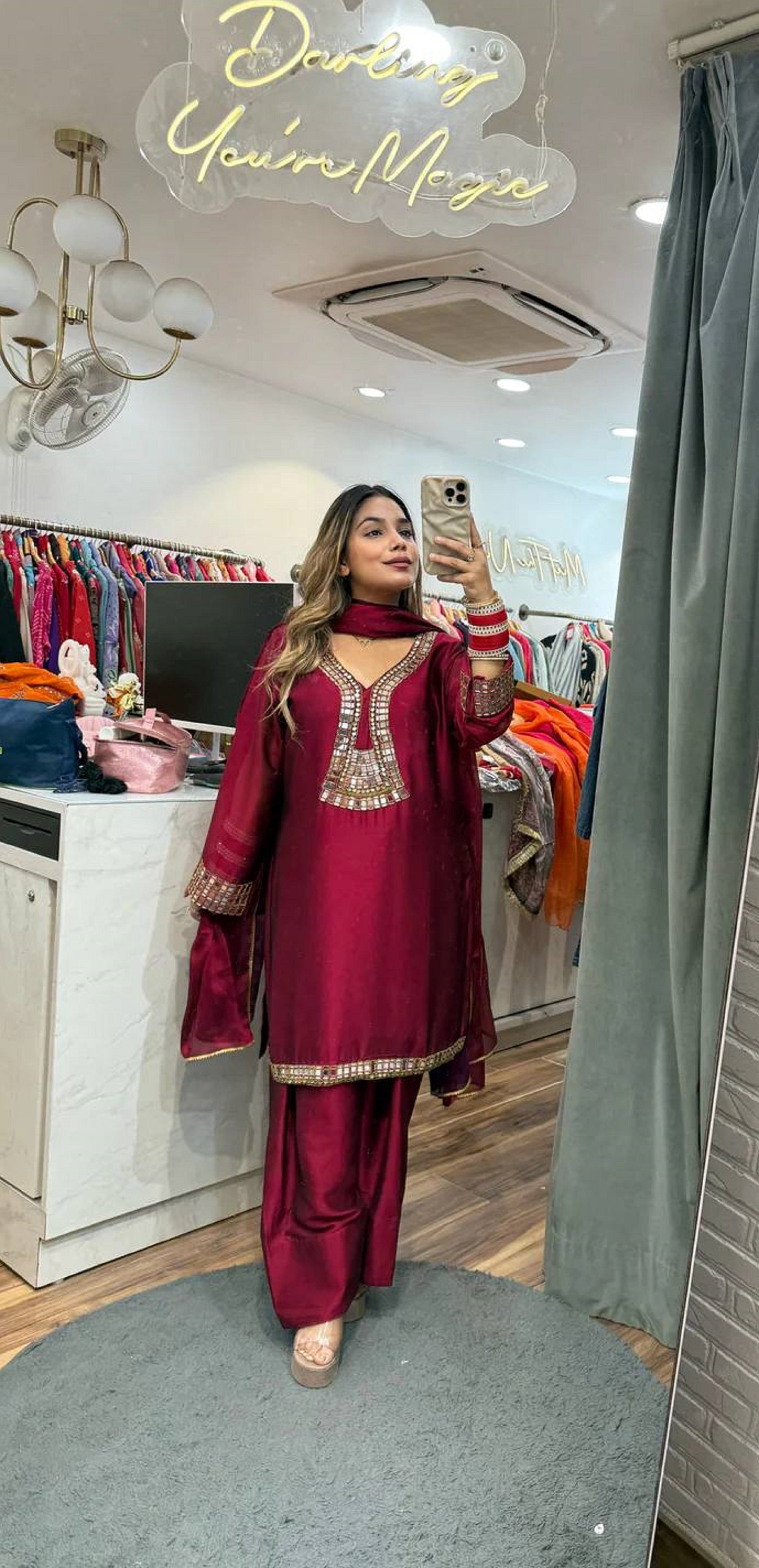 Letest New Trending Kurta Pent With Dupatta