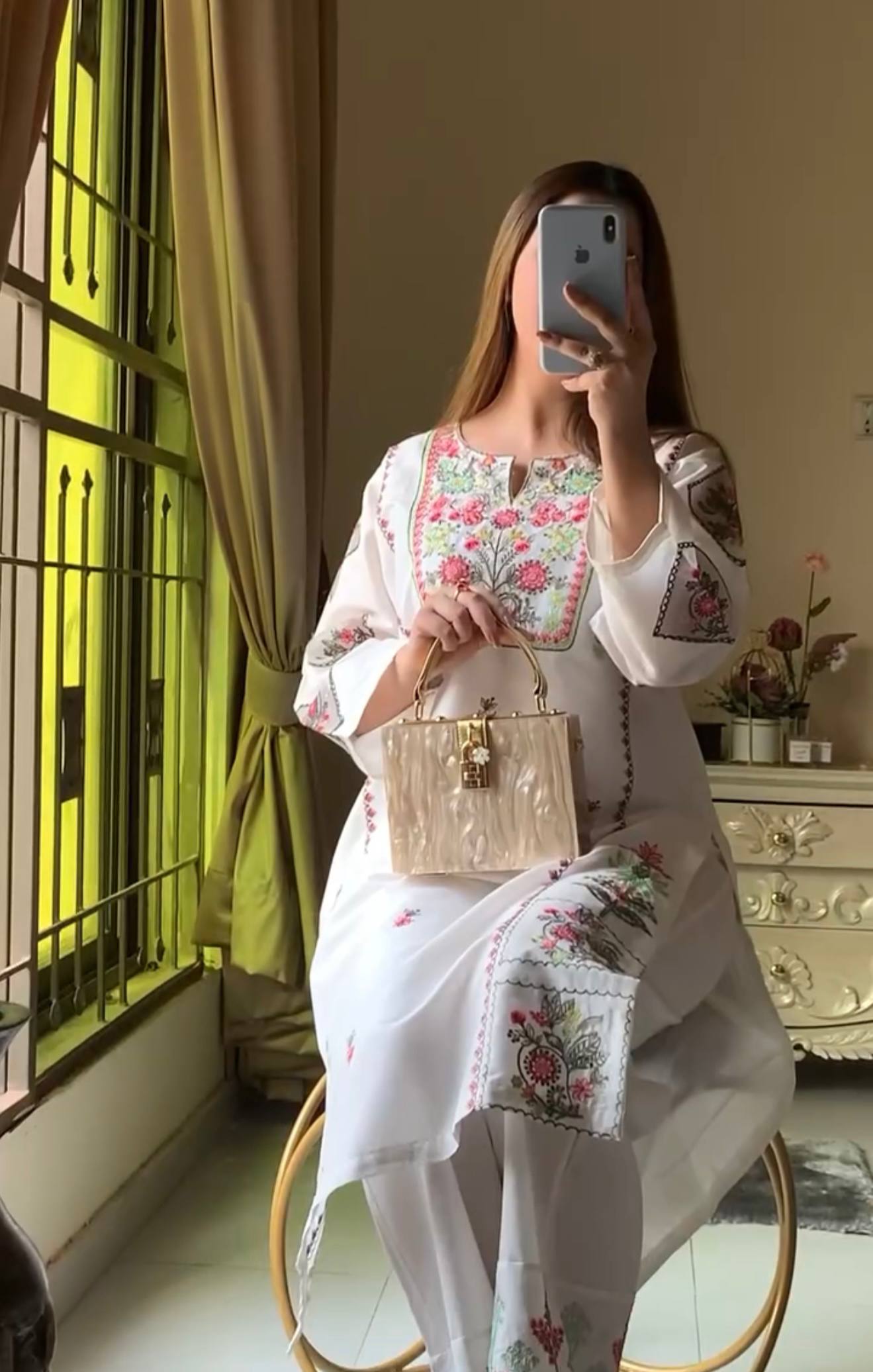 Premium Designer Readymade Top & Palazzo Set