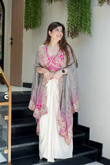 Royal Blush Indo-Western Set