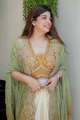 Royal Blush Indo-Western Set