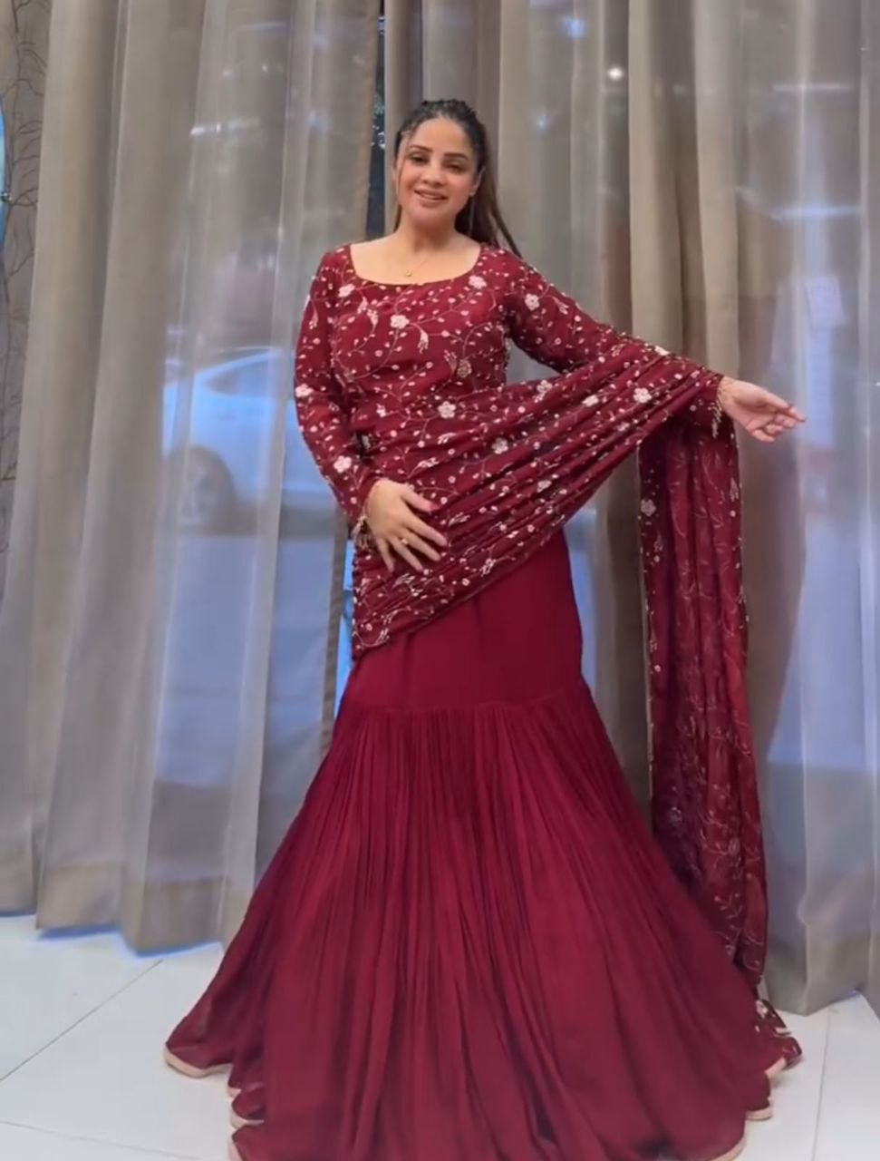 New Super hit Sequence Embroidery Lehengha choli