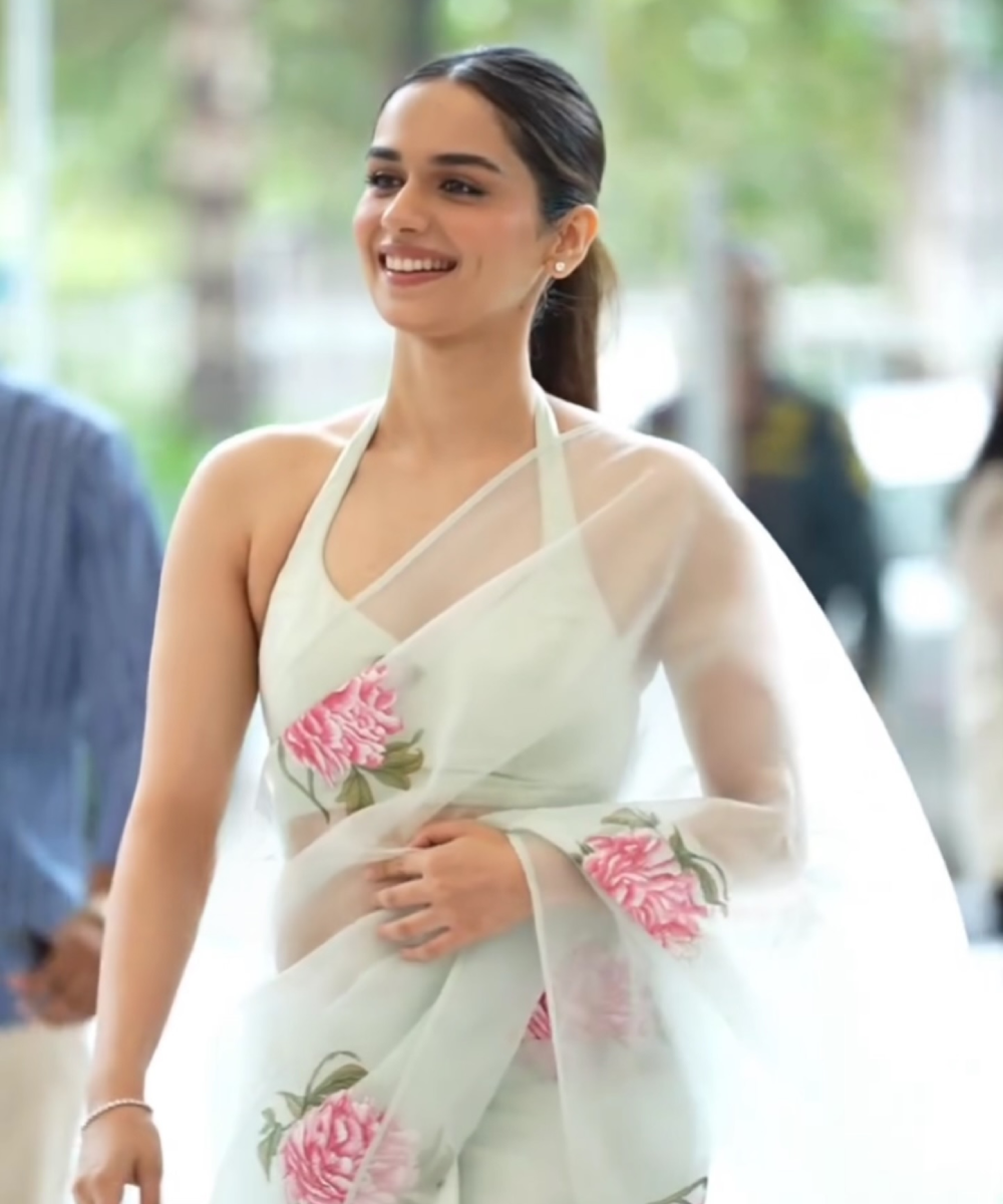 Designer Serene Blossom Organza Saree